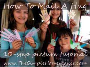 How To Mail a Hug – A 10-Step Picture Tutorial